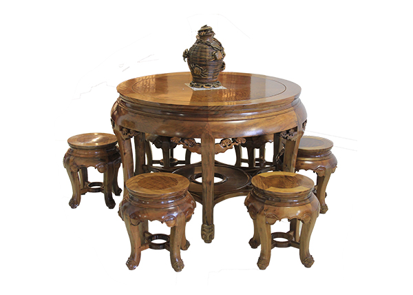 金絲楠木家具-金絲楠大圓桌